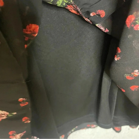 Chico’s Floral Blouson Flowy Maxi Length Dress - Picture 9 of 10